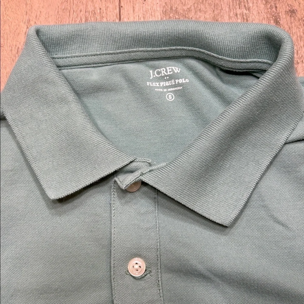 J. Crew Men's Polo Shirt Set - Dark Gray and Sage